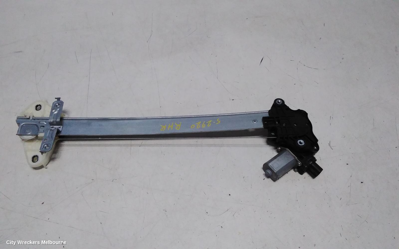 HONDA ODYSSEY RIGHT REAR WND REG/MOTOR, RC1, VTI-L, 6 PIN TYPE, 02/2014 - 12/2017