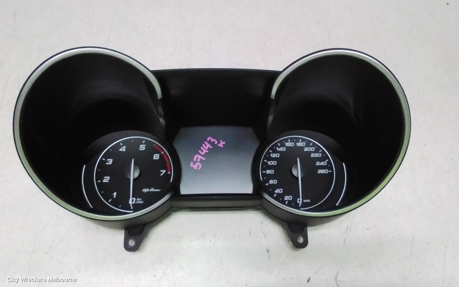 ALFA ROMEO GIULIA INSTRUMENT CLUSTER, 952, 05/2016 ONWARDS