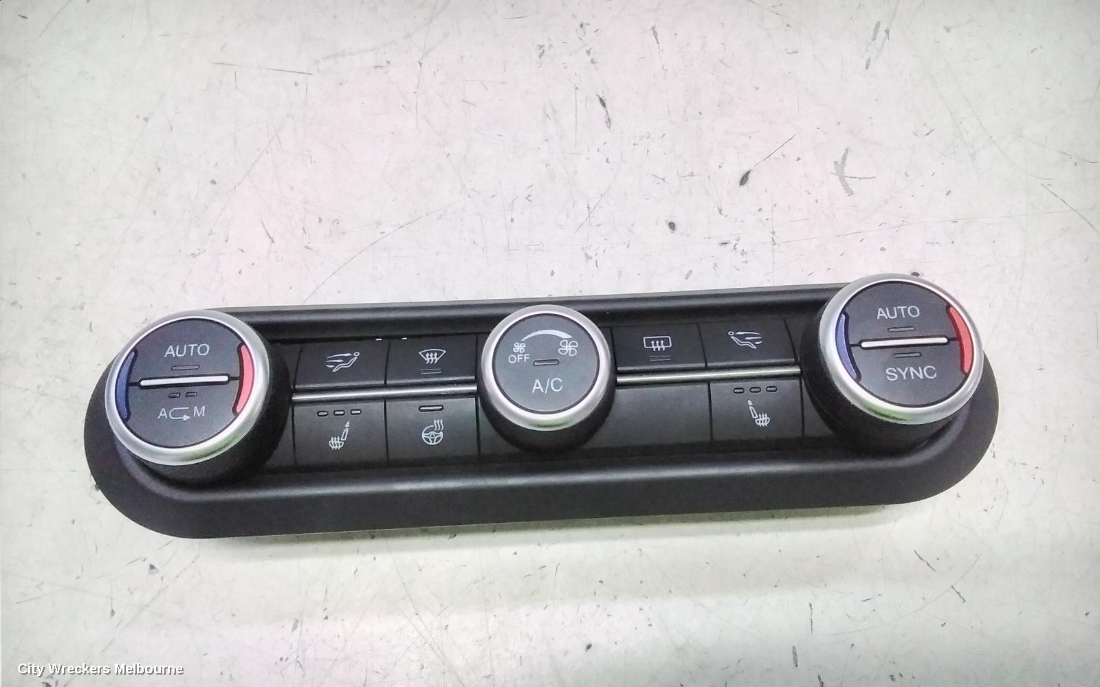 ALFA ROMEO GIULIA HEATER/AC CONTROLS, 952, 05/2016 ONWARDS