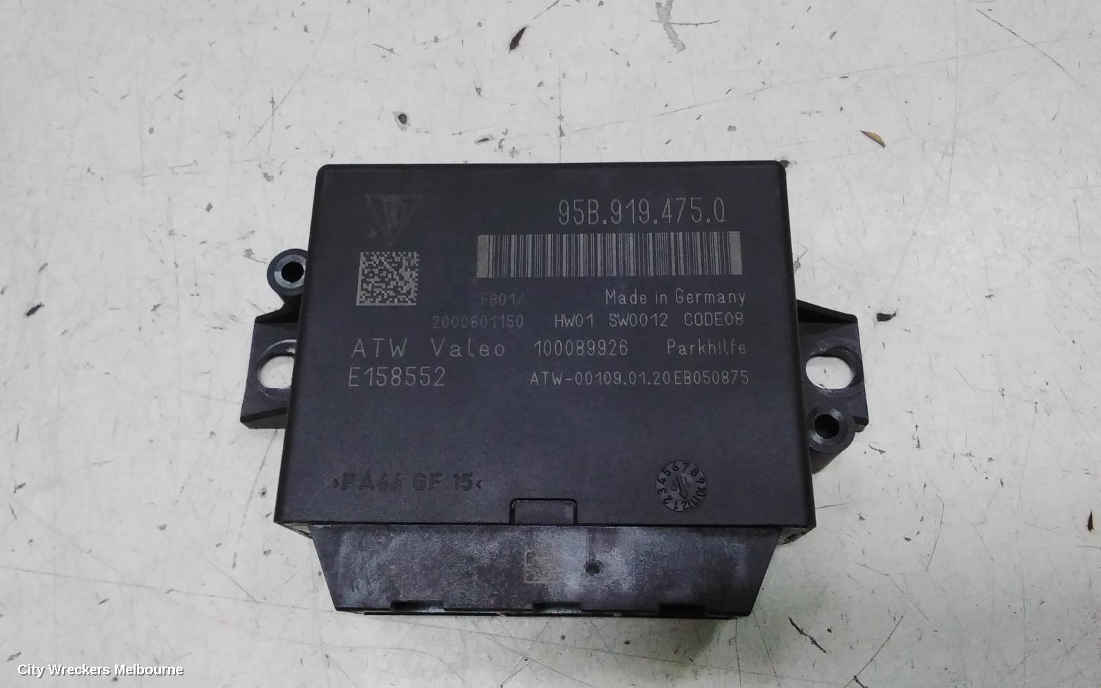 PORSCHE MACAN ECU, PARKING AID CONTROL MODULE VALEO ECU, 95B, 06/2014 - 04/2022