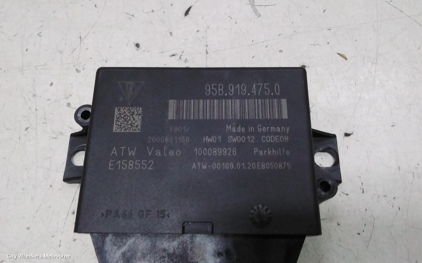 PORSCHE MACAN ECU, PARKING AID CONTROL MODULE VALEO ECU, 95B, 06/2014 - 04/2022
