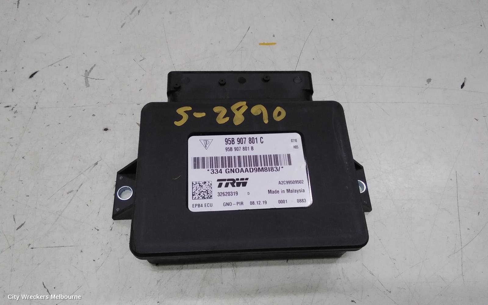 PORSCHE MACAN ECU, PARKING BRAKE MODULE, 95B, 06/2014 ONWARDS
