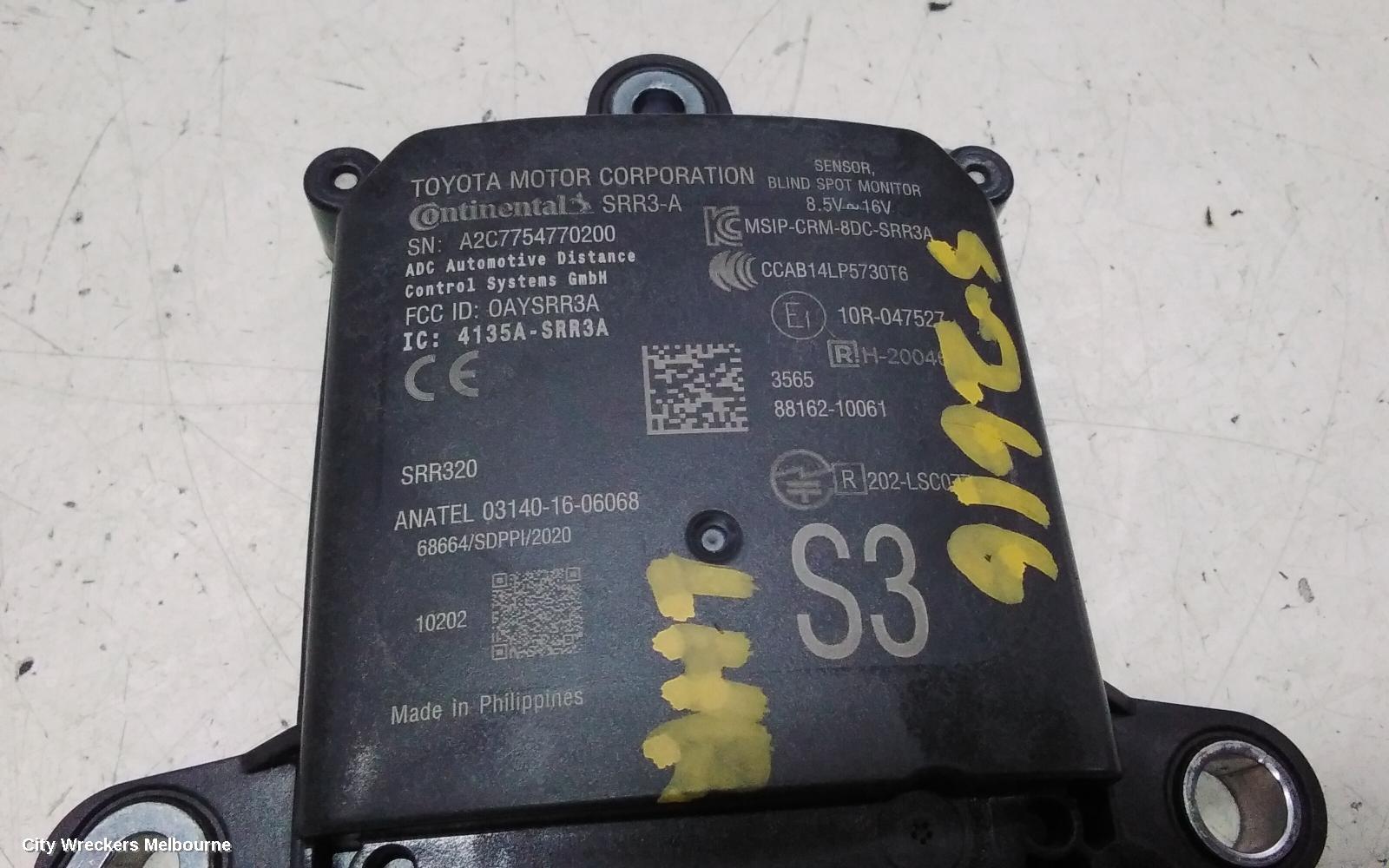 TOYOTA C-HR, GEN 1, 12/2016 - 09/2023, CCAB14LP5730T6 LHR BLIND SPOT MODULE: 142268