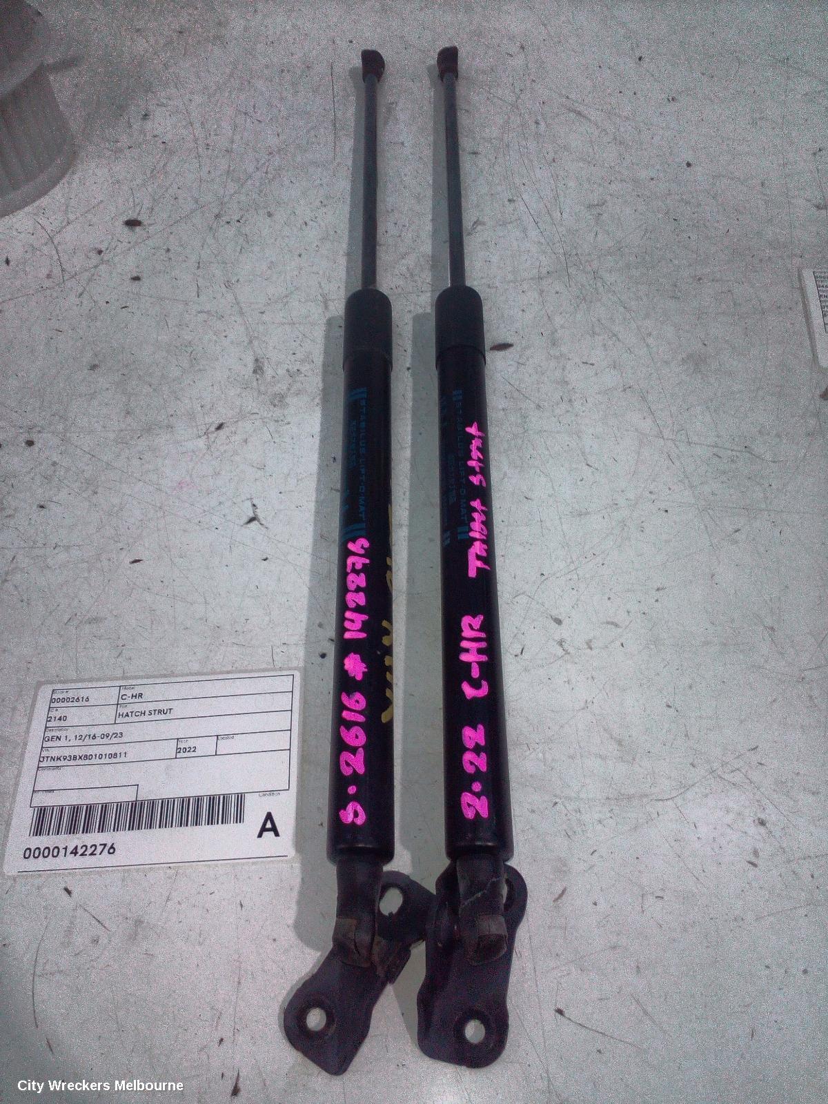 TOYOTA C-HR HATCH STRUT, GEN 1, 12/2016 - 09/2023
