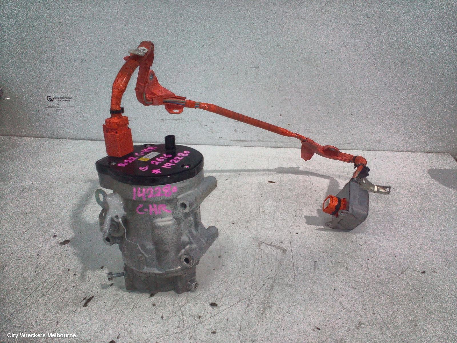 TOYOTA C-HR A/C COMPRESSOR, ZYX10R, PETROL, 1.8, 2ZR-FXE, HEV, 12/2016 - 09/2023