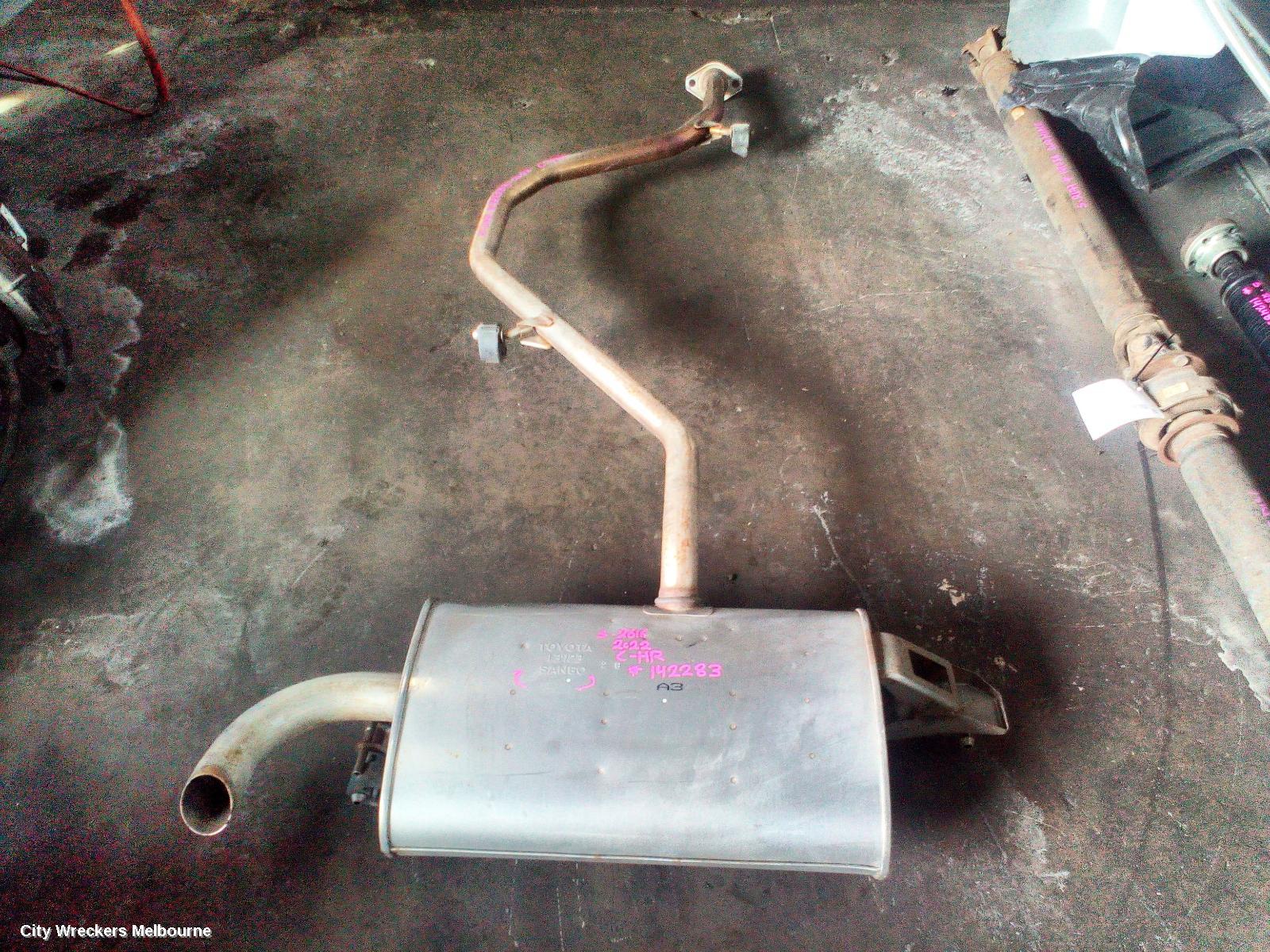 TOYOTA C-HR EXHAUST SYSTEM, GEN 1, 12/2016 - 09/2023