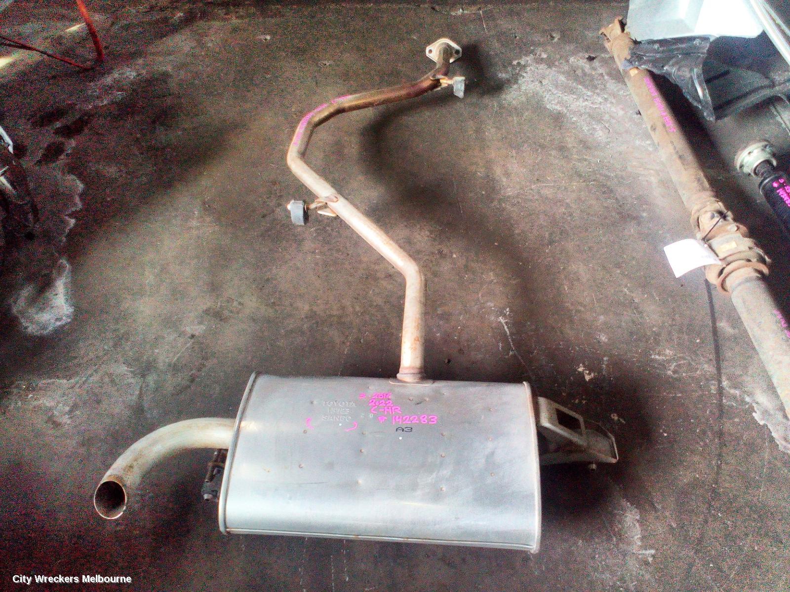 TOYOTA C-HR EXHAUST SYSTEM, GEN 1, 12/2016 - 09/2023