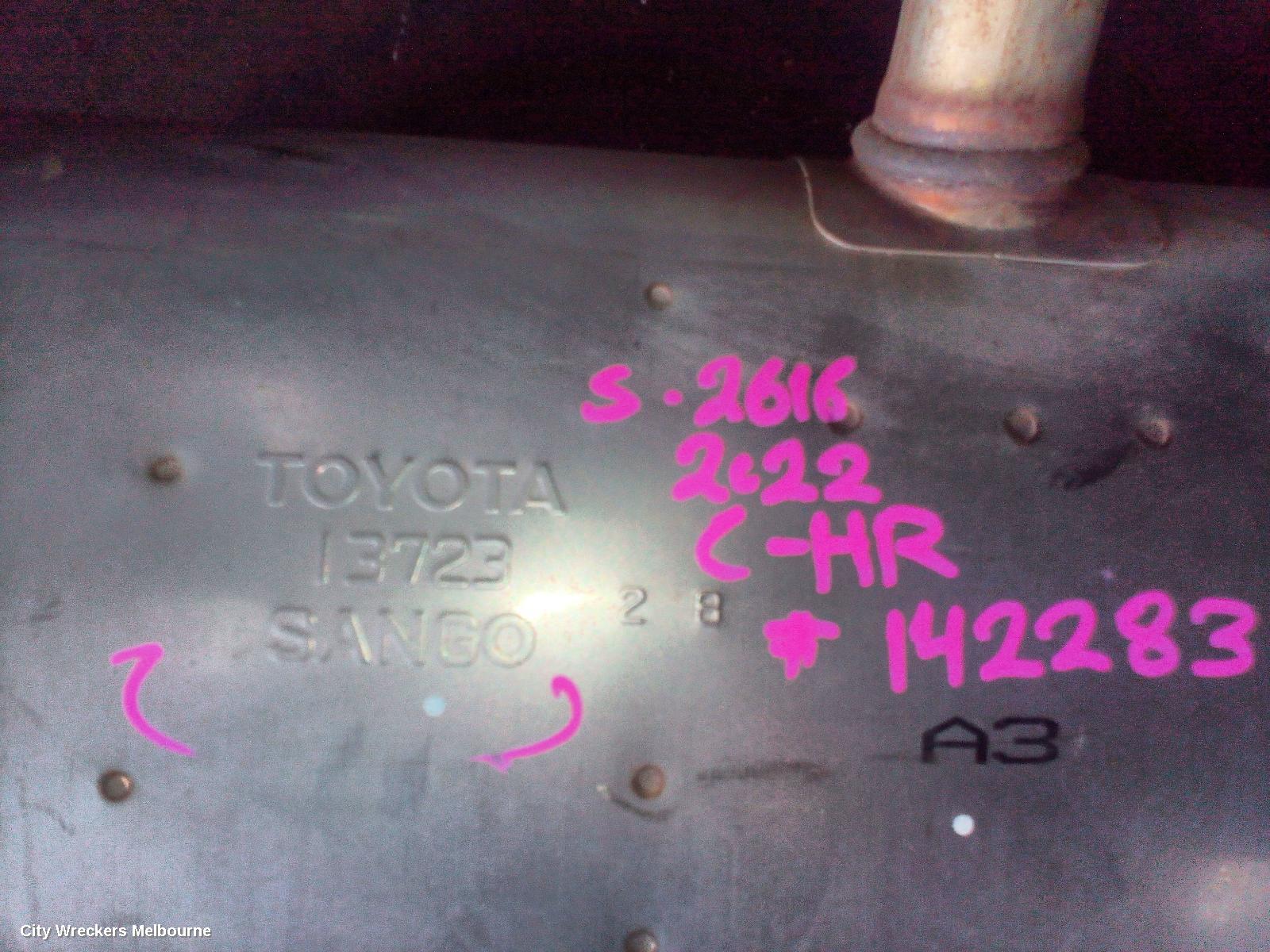 TOYOTA C-HR EXHAUST SYSTEM, GEN 1, 12/2016 - 09/2023