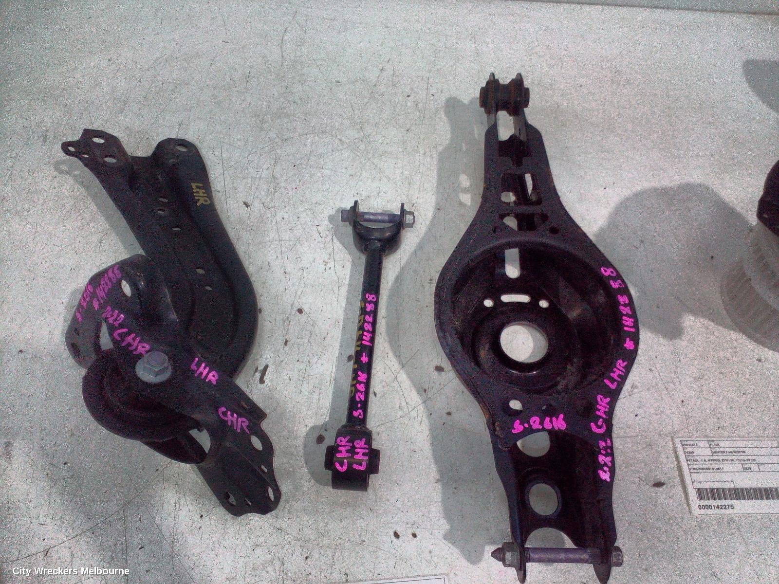 TOYOTA C-HR LEFT REAR TRAILING ARM, LOWER CONTROL ARM-REAR, GEN 1, 12/2016 - 09/2023