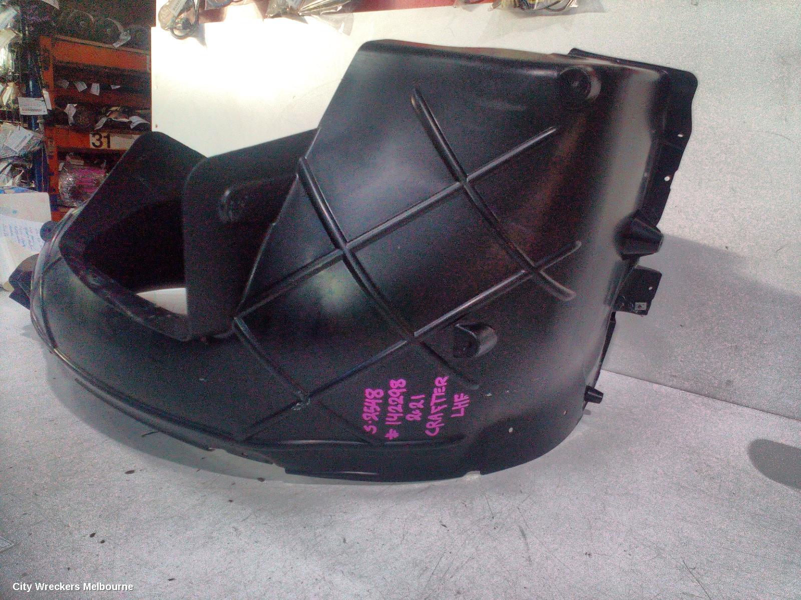 VOLKSWAGEN CRAFTER LEFT GUARD LINER, SY1, 08/2017 ONWARDS