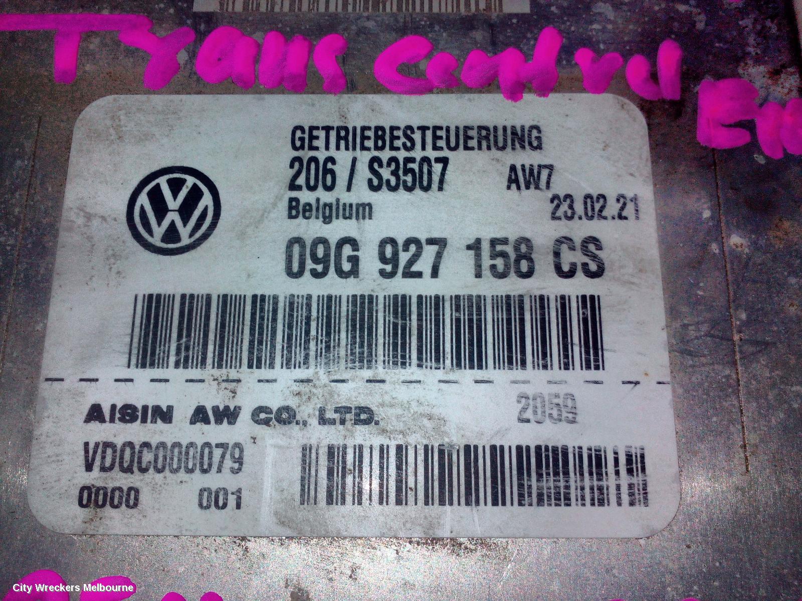 VOLKSWAGEN CRAFTER ECU, AUTO TRANS CONTROL MODULE, SY1, 08/2017 ONWARDS