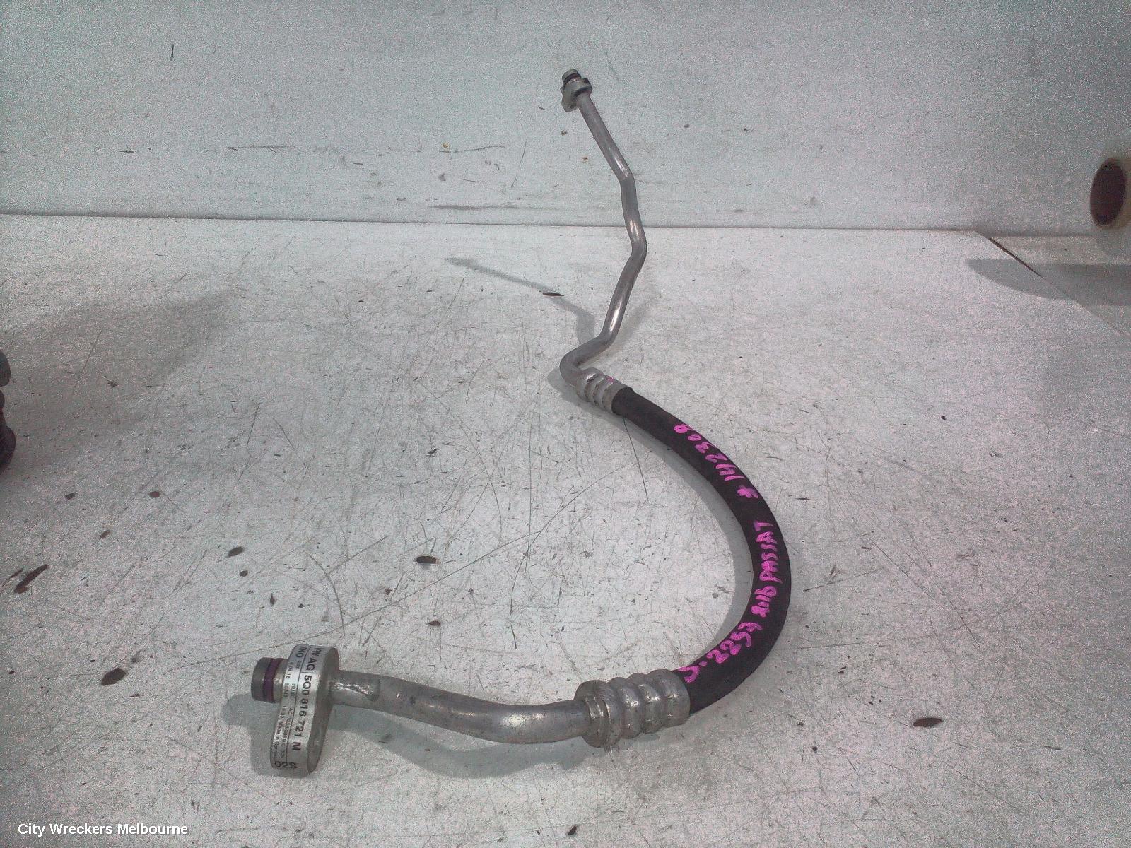 VOLKSWAGEN PASSAT A/C HOSES, B8/MK7, PETROL, 1.8, COMPRESSOR TO CONDENSER, 06/2015 - 10/2019