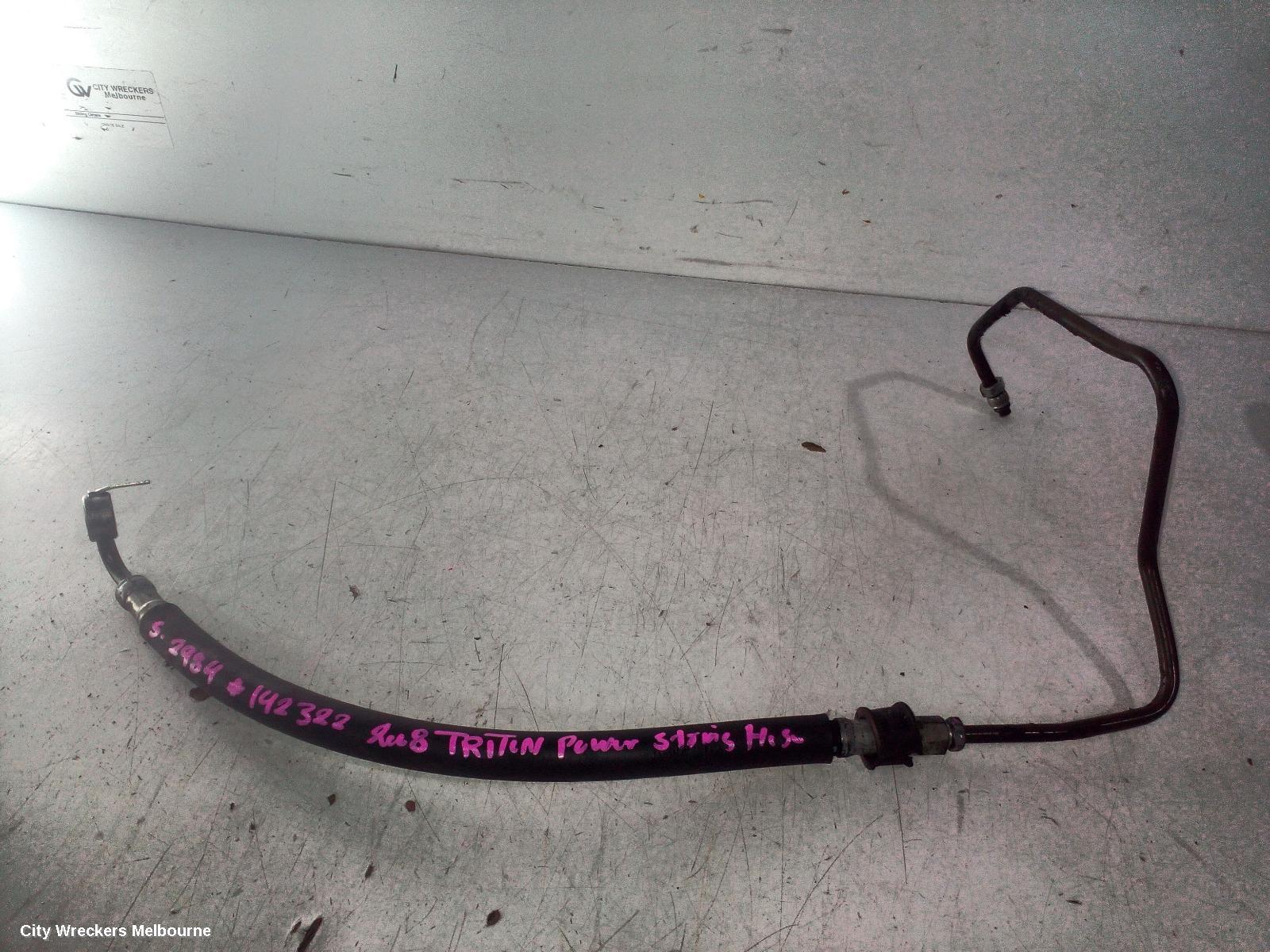 MITSUBISHI TRITON POWER STEER HOSE, ML-MN, PETROL, 2.4, 4G64, HIGH PRESSURE LINE, 03/2007 - 04/2015