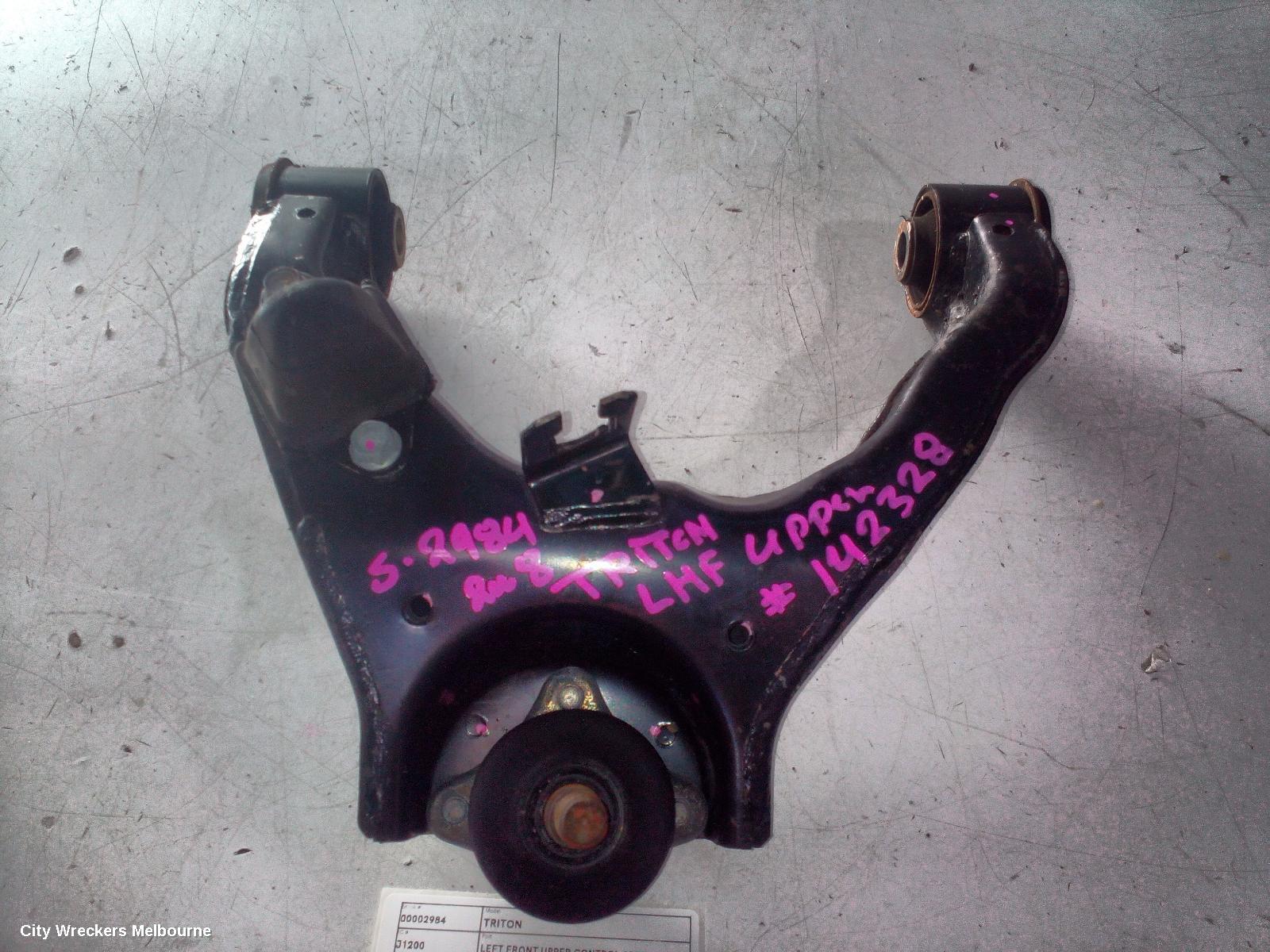 MITSUBISHI TRITON LEFT FRONT UPPER CONTROL ARM, 2WD, ML-MN, 07/2006 - 04/2015