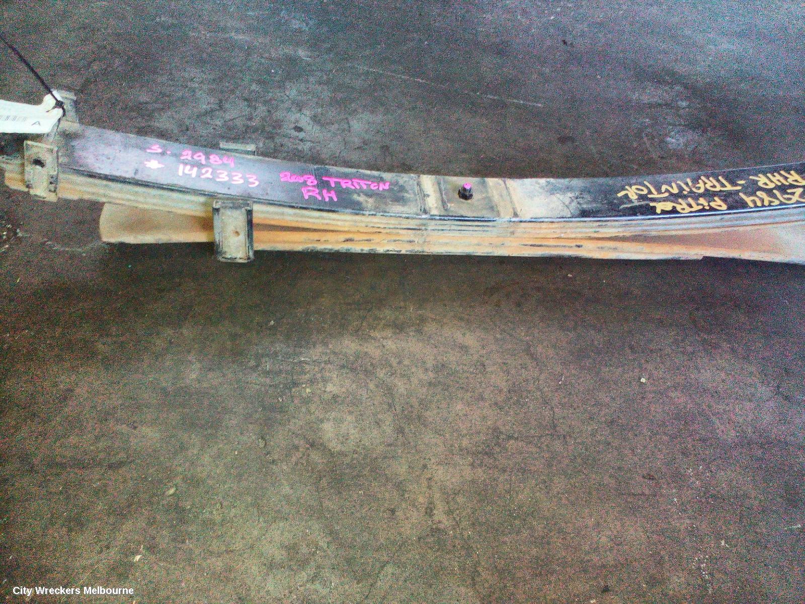 MITSUBISHI TRITON REAR LEAF SPRING, ML, RH SIDE, 07/2006 - 05/2009