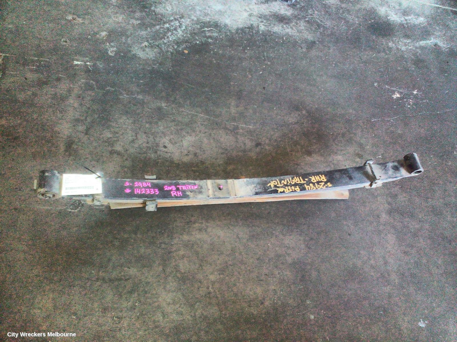 MITSUBISHI TRITON REAR LEAF SPRING, ML, RH SIDE, 07/2006 - 05/2009