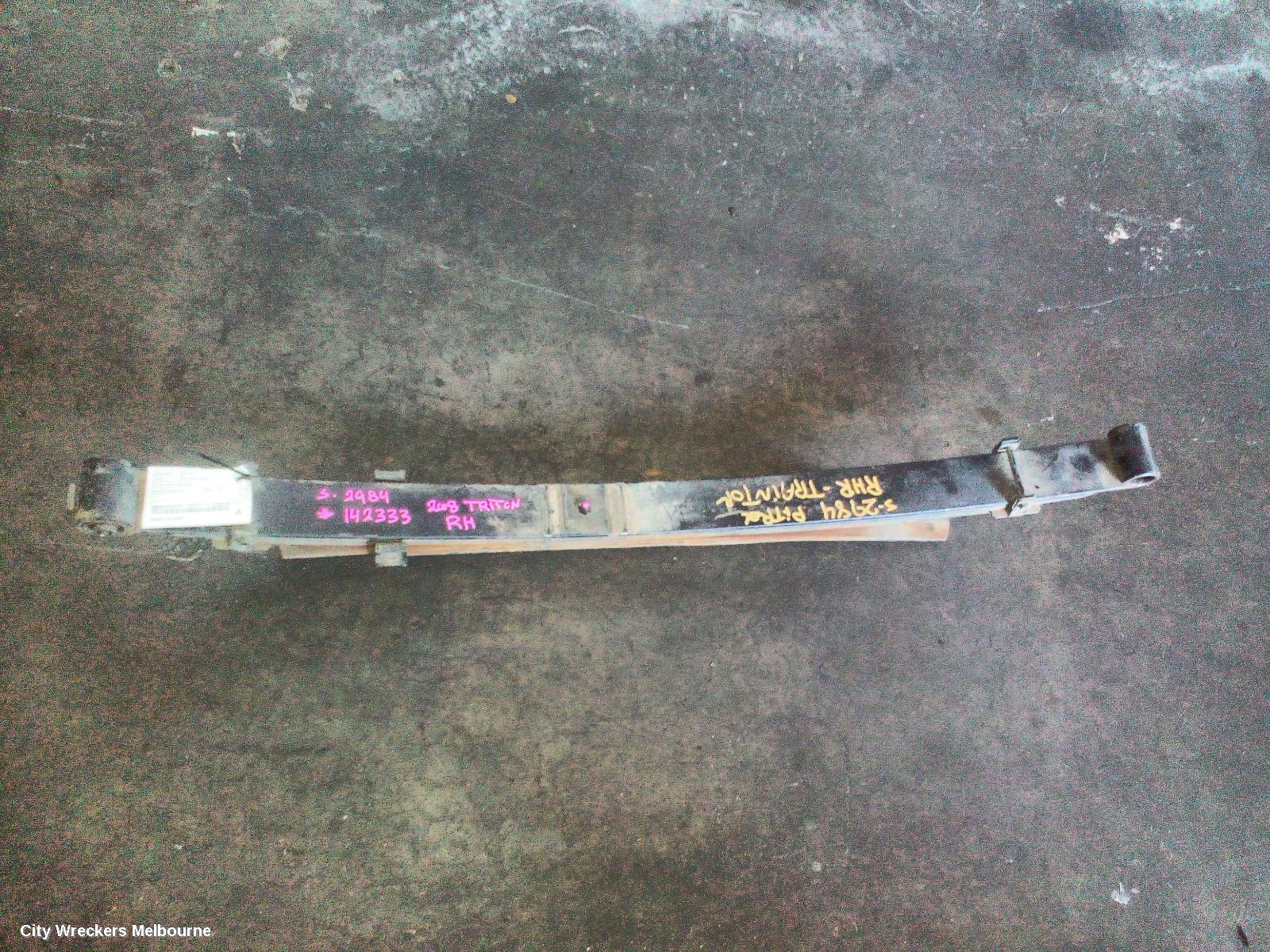 MITSUBISHI TRITON REAR LEAF SPRING, ML, RH SIDE, 07/2006 - 05/2009