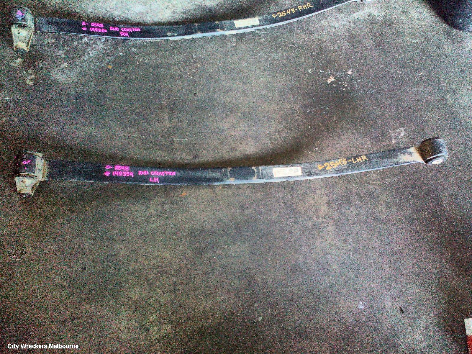 VOLKSWAGEN CRAFTER REAR LEAF SPRING, SY1, LH SIDE, 08/2017 ONWARDS