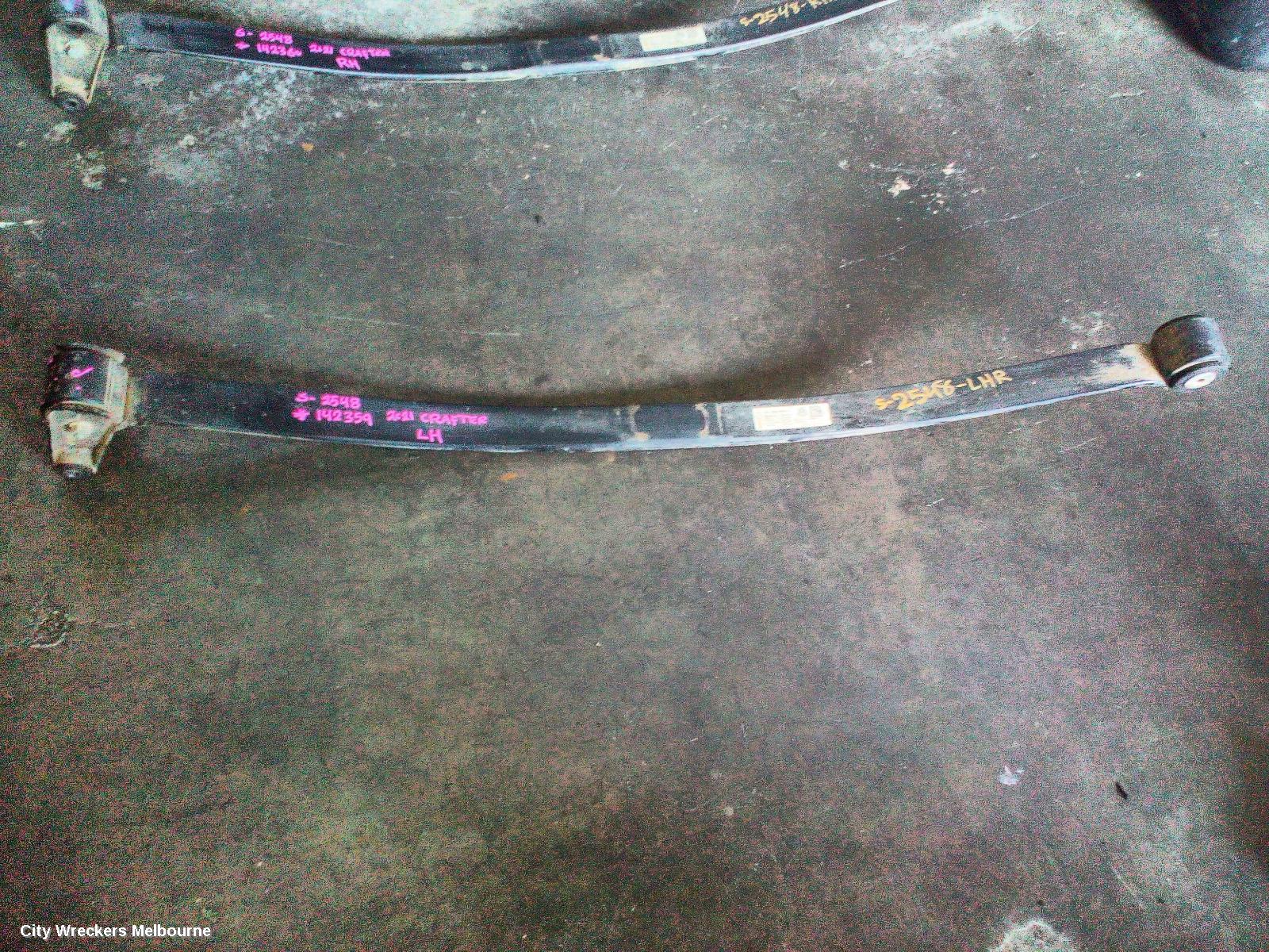 VOLKSWAGEN CRAFTER REAR LEAF SPRING, SY1, LH SIDE, 08/2017 ONWARDS