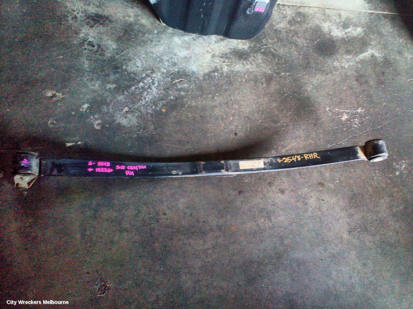 VOLKSWAGEN CRAFTER REAR LEAF SPRING, SY1, RH SIDE, 08/2017 ONWARDS