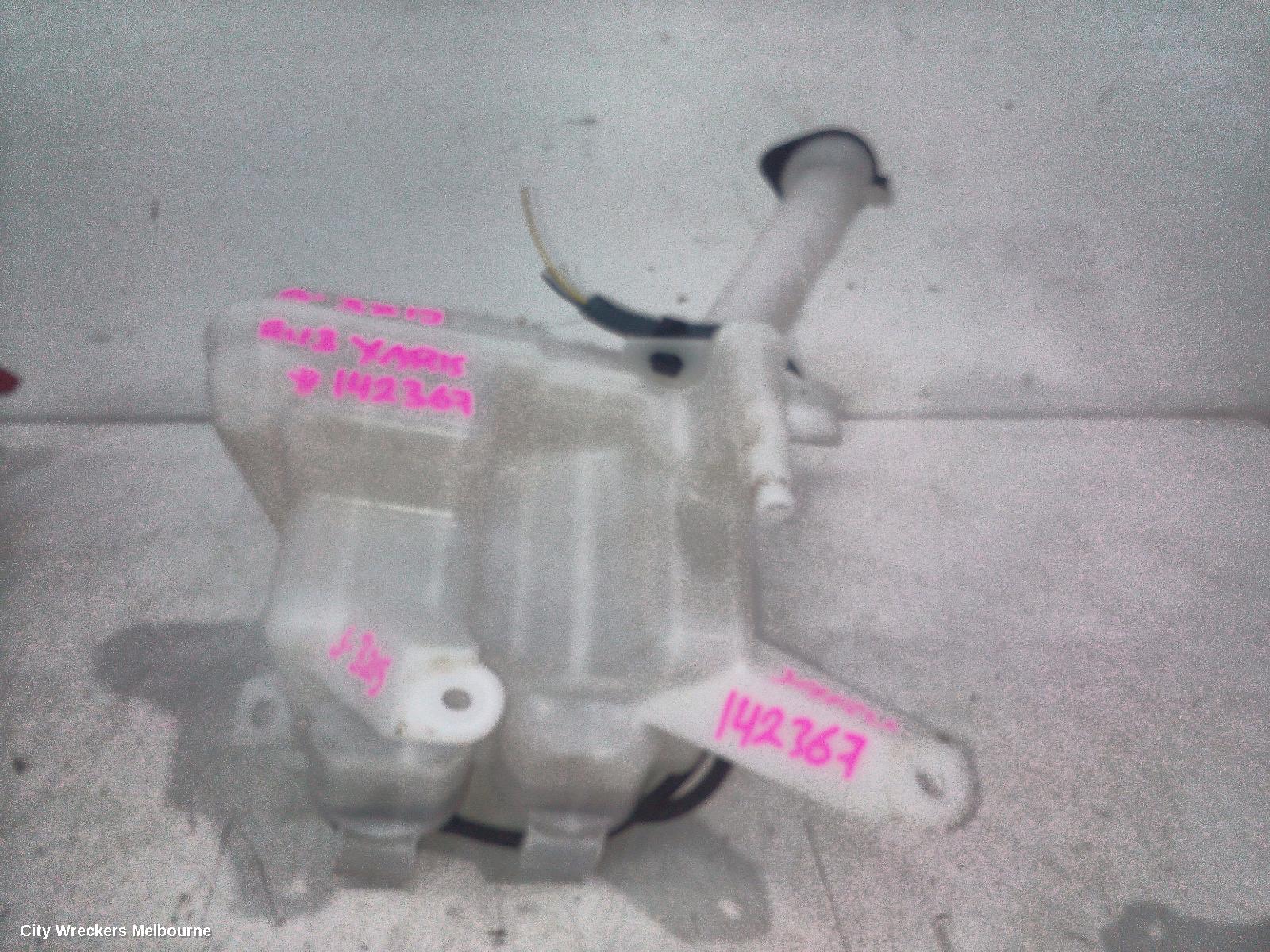 TOYOTA YARIS WASHER BOTTLE, NCP13#, HATCH, 08/2011 - 01/2020