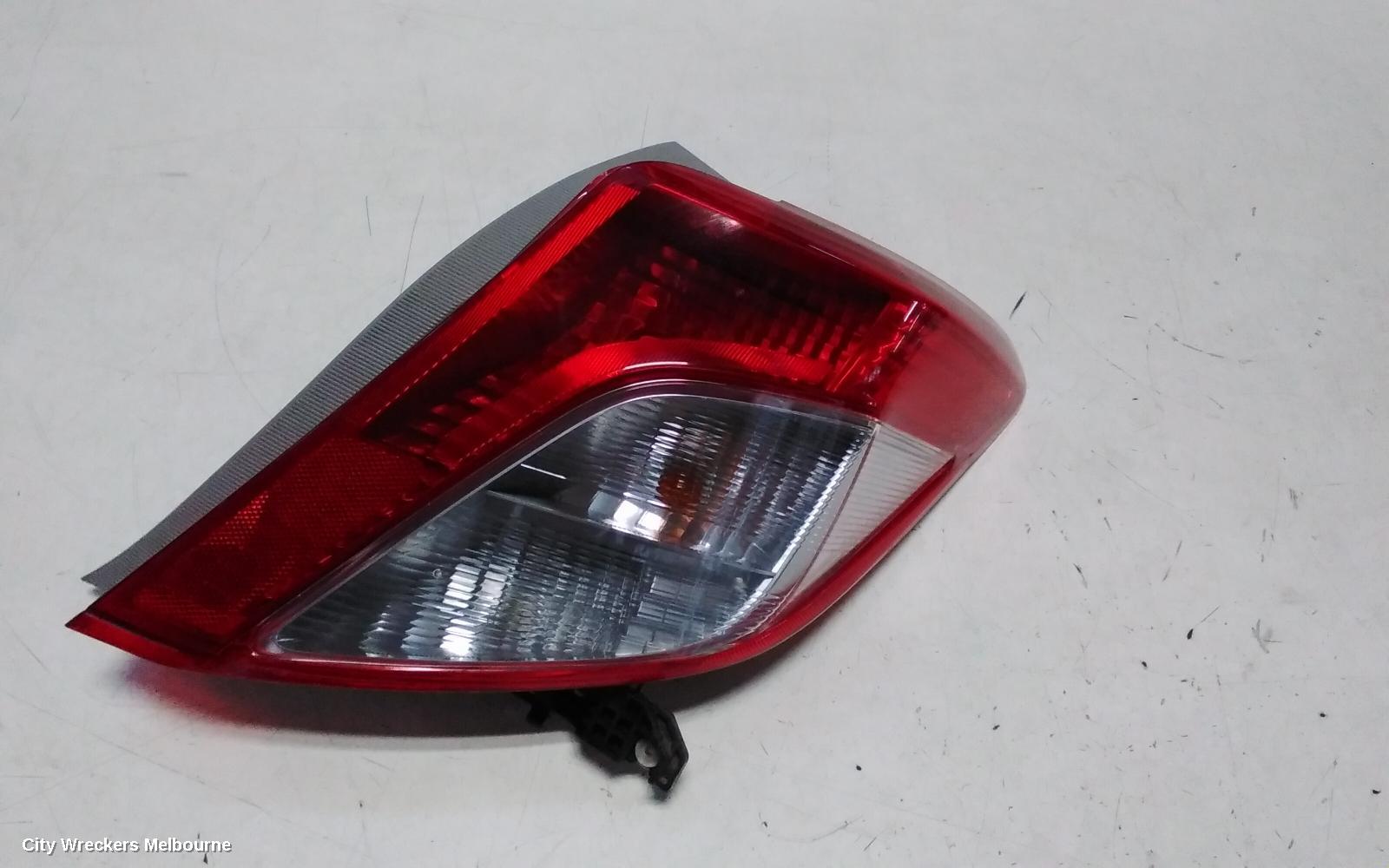 TOYOTA YARIS RIGHT TAILLIGHT, NCP13#, HATCH, 08/2011 - 06/2014