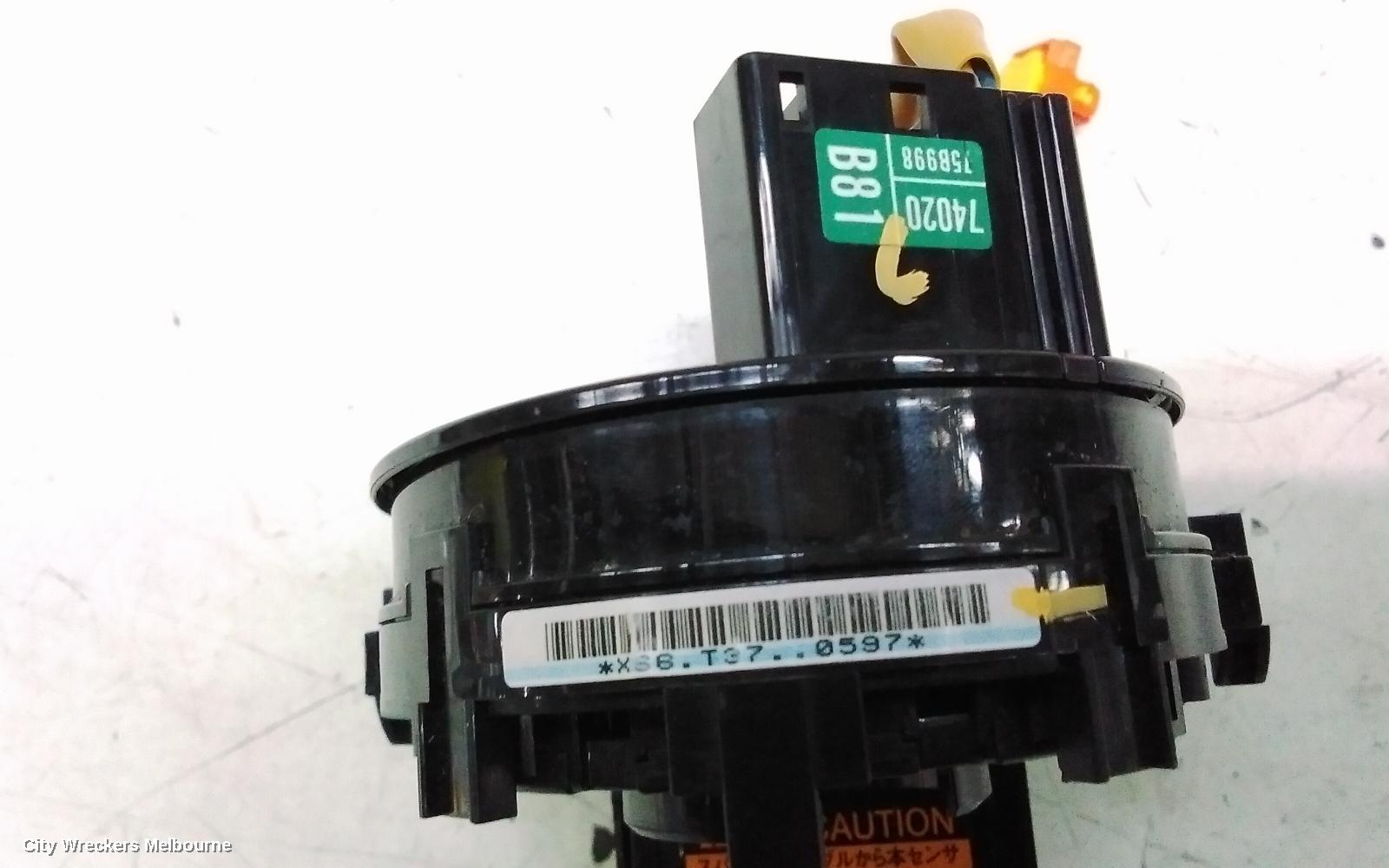 TOYOTA YARIS AIRBAG MODULE/SENSOR, CLOCKSPRING, NCP13#, 08/2011 - 06/2014