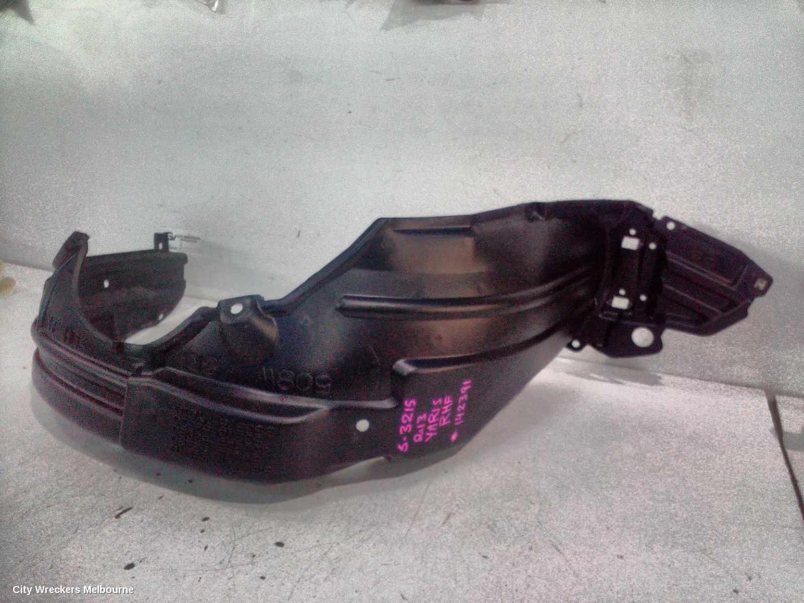 TOYOTA YARIS RIGHT GUARD LINER, NCP13#, HATCH, ASCENT/SX/YRX, 08/2011 - 12/2016
