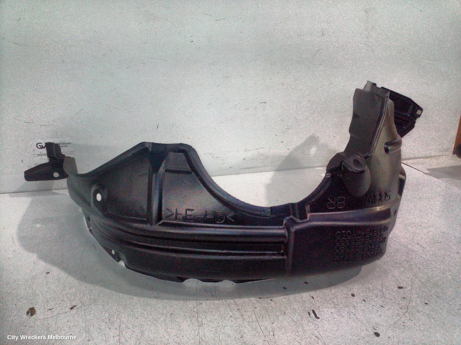 TOYOTA YARIS RIGHT GUARD LINER, NCP13#, HATCH, ASCENT/SX/YRX, 08/2011 - 12/2016