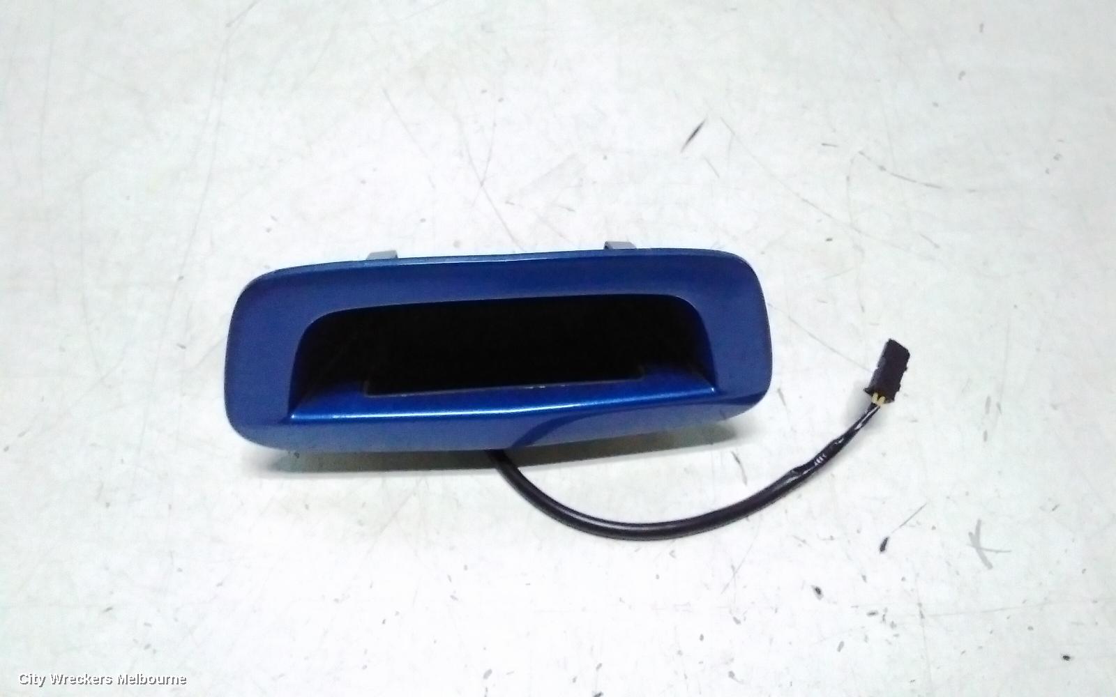 HOLDEN TRAX TAILGATE HANDLE, TJ, TAILGATE RELEASE SWITCH (ON OUTSIDE OF TAILGATE), 08/2013 - 12/2020