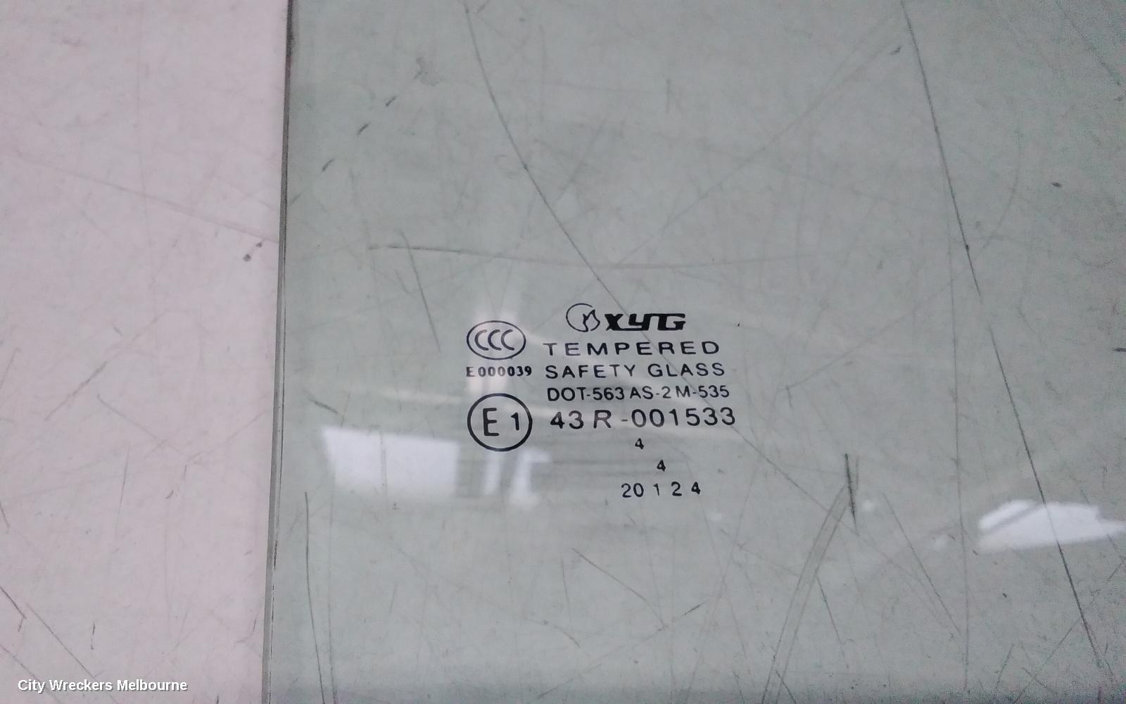 AUDI A3 RIGHT REAR DOOR WINDOW, 8P, 06/2004 - 04/2013