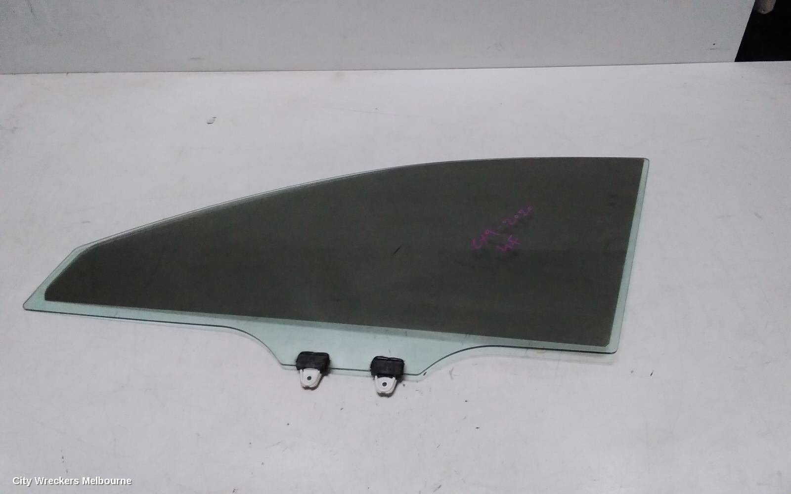 MAZDA CX9 LEFT FRONT DOOR WINDOW, TC, 07/2016 - 12/2024