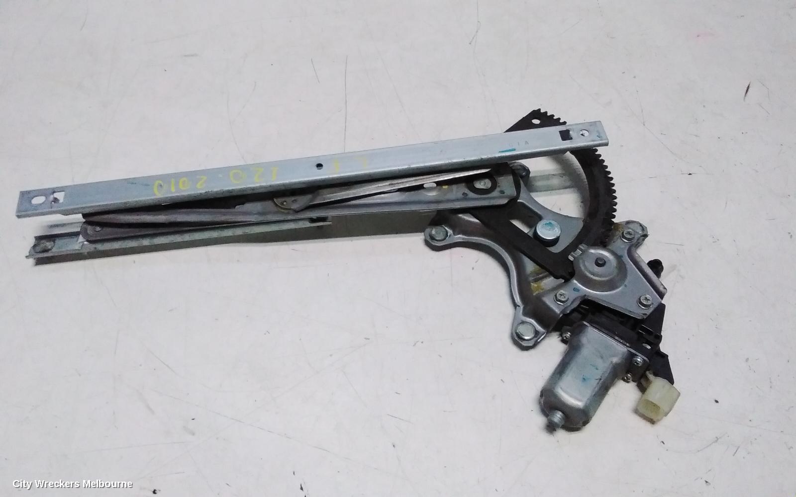 HYUNDAI I20 LEFT FRONT WINDOW REG/MOTOR, PB, 5DR HATCH, 04/2010 - 12/2015