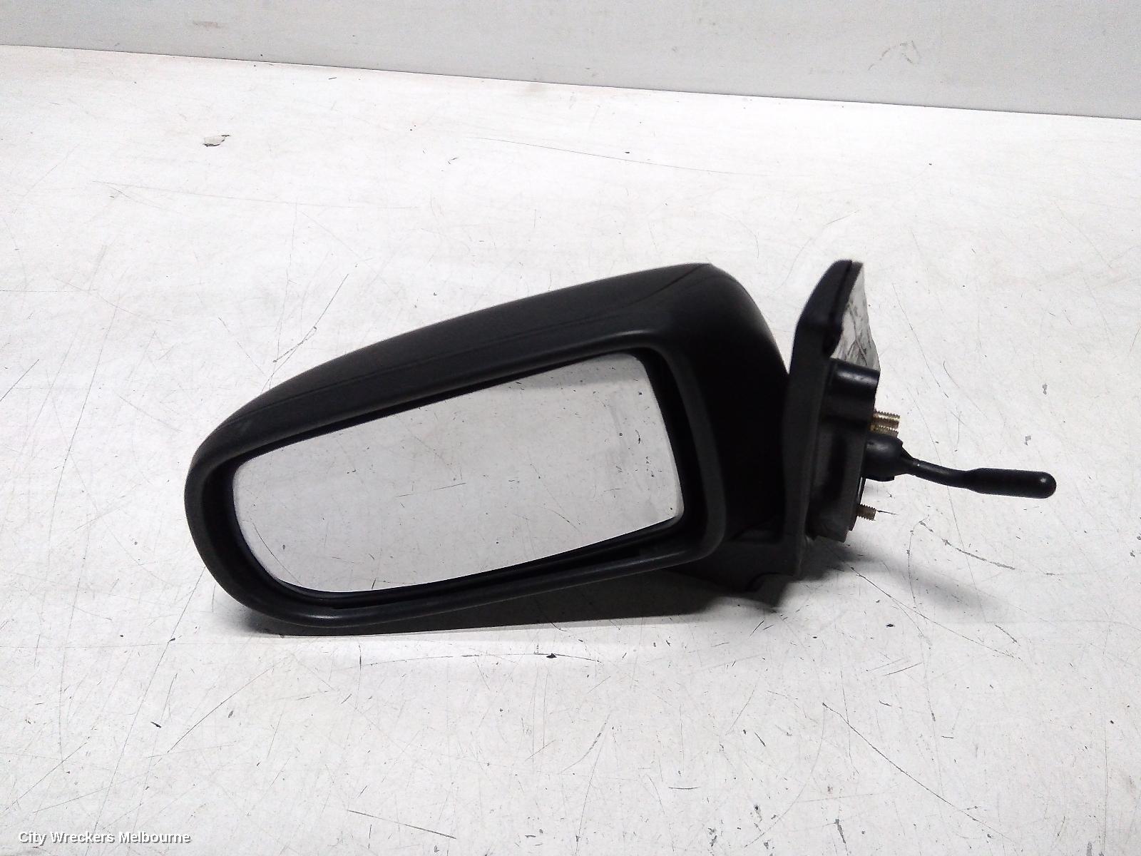 MAZDA 323 LEFT DOOR MIRROR, BJ, MAN, SEDAN/HATCH, 09/1998 - 12/2003