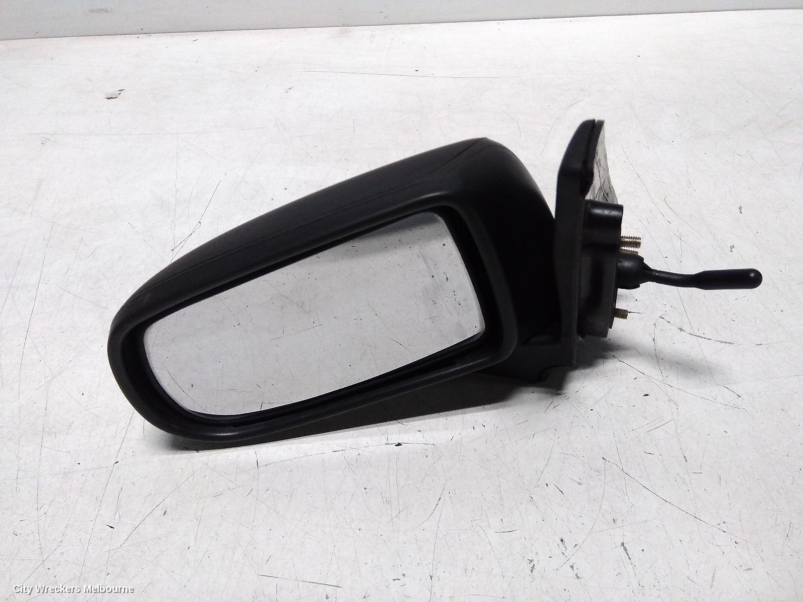MAZDA 323 LEFT DOOR MIRROR, BJ, MAN, SEDAN/HATCH, 09/1998 - 12/2003