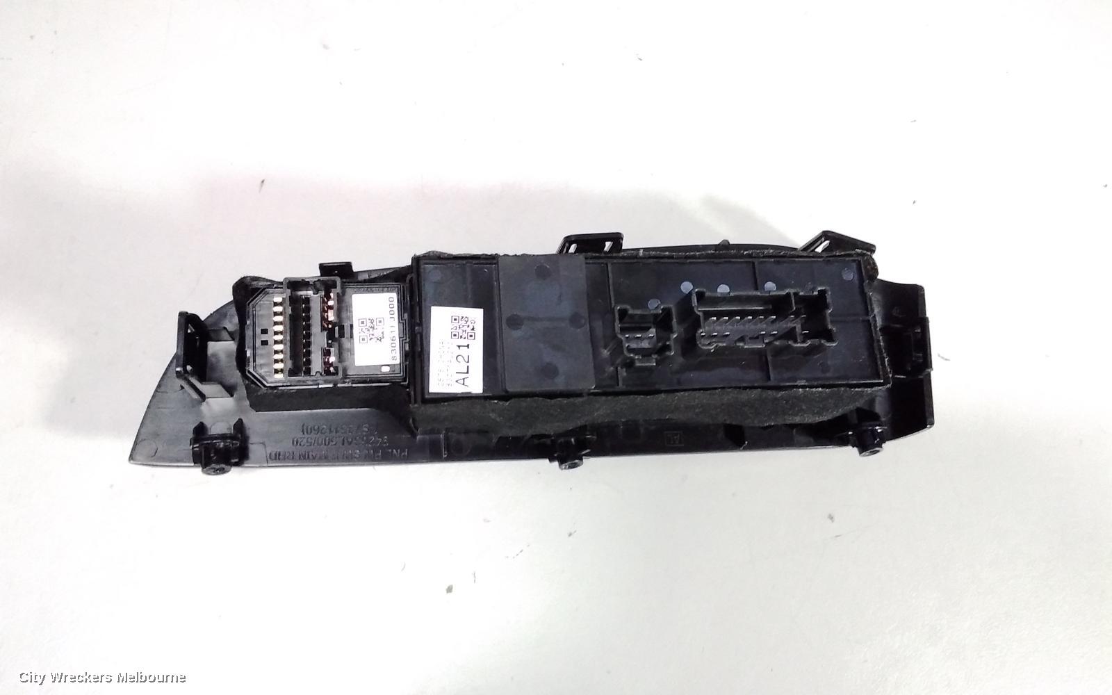 SUBARU LIBERTY PWR DR WIND SWITCH, RH FRONT (MASTER SWITCH), 6TH GEN, 08/2014 - 02/2016