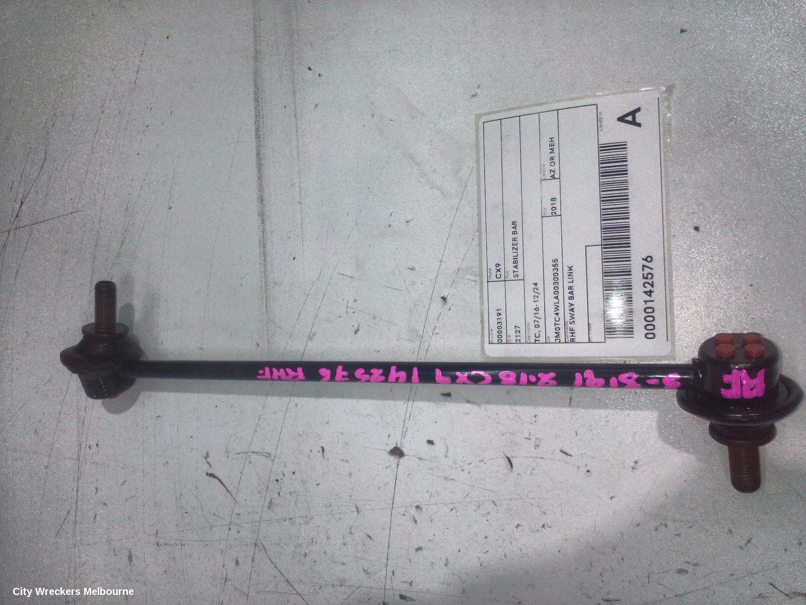 MAZDA CX9 STABILISER BAR, TC, 07/2016 - 12/2024