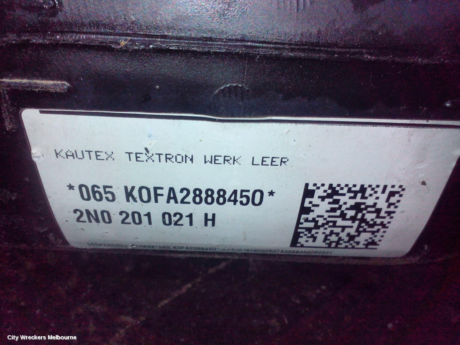 VOLKSWAGEN CRAFTER FUEL TANK, SY1, DIESEL, 08/2017 ONWARDS
