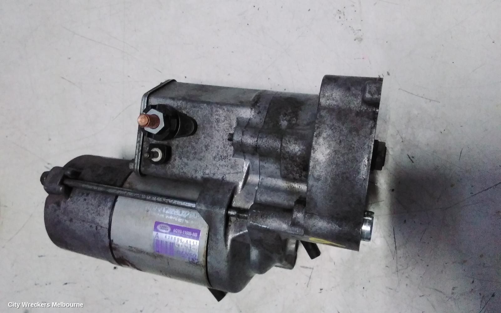 LAND ROVER RANGEROVER EVOQUE STARTER, DIESEL, 2.2, TURBO, AUTO T/M, 6 SPEED, L538, 11/2011 - 02/2014