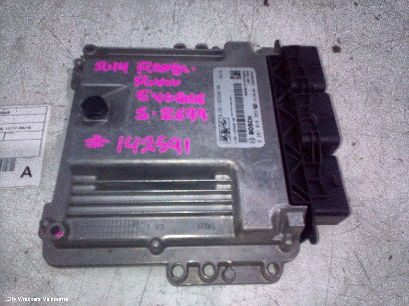 LAND ROVER RANGEROVER EVOQUE ECU, ENGINE ECU, 2.2, DIESEL, ECU ONLY, L538, 11/2011 - 08/2015