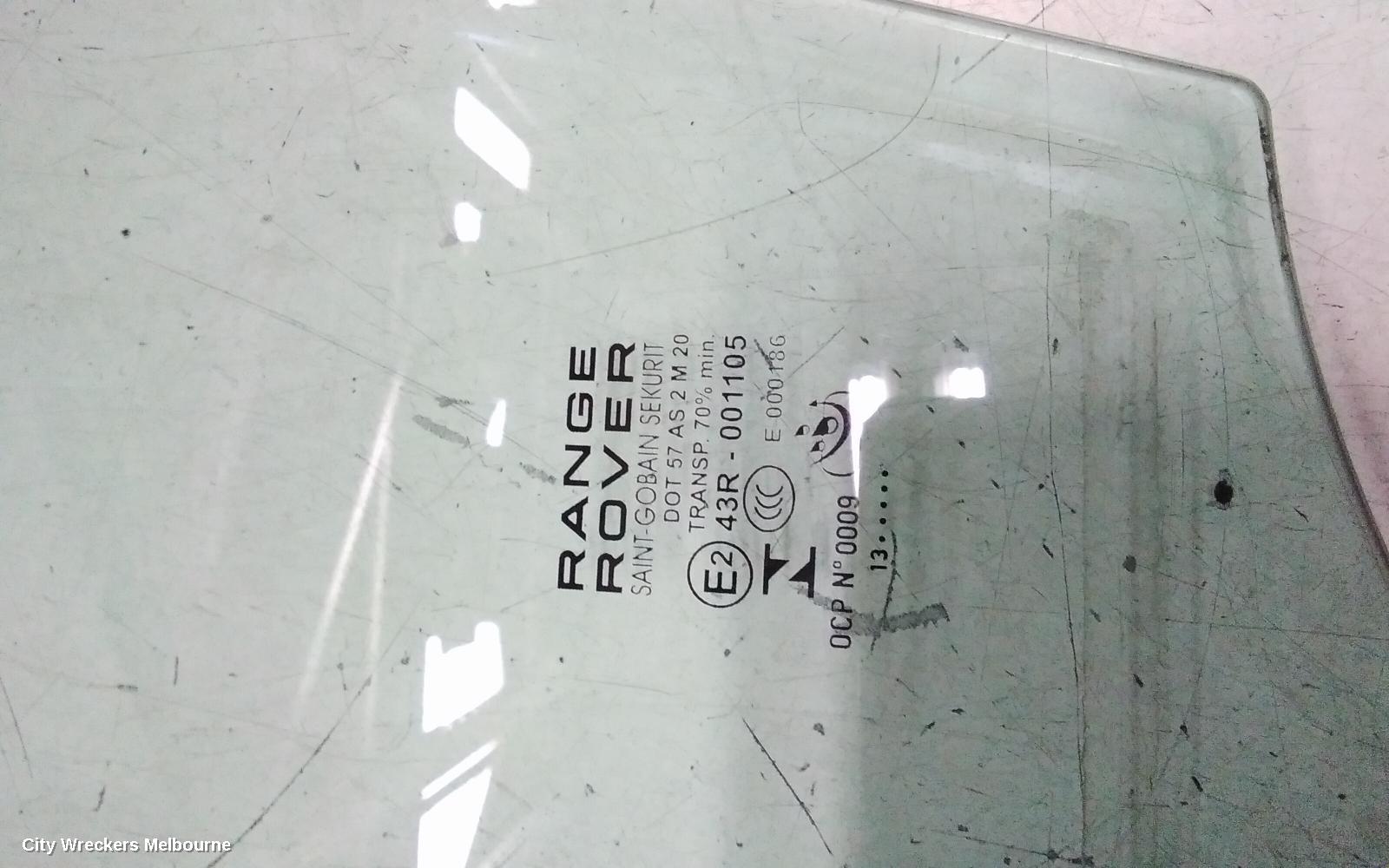 LAND ROVER RANGEROVER EVOQUE LEFT FRONT DOOR WINDOW, L538, 11/2011 - 01/2019