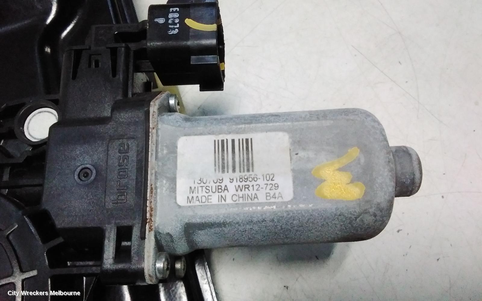 LAND ROVER RANGEROVER EVOQUE LEFT FRONT WINDOW REG/MOTOR, DOOR REG ASSY (REG AND MOTOR), 5DR, L538, 11/2011 - 01/2019