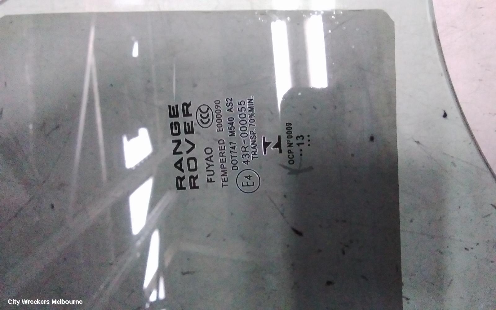 LAND ROVER RANGEROVER EVOQUE LEFT REAR DOOR WINDOW, L538, 11/2011 - 01/2019