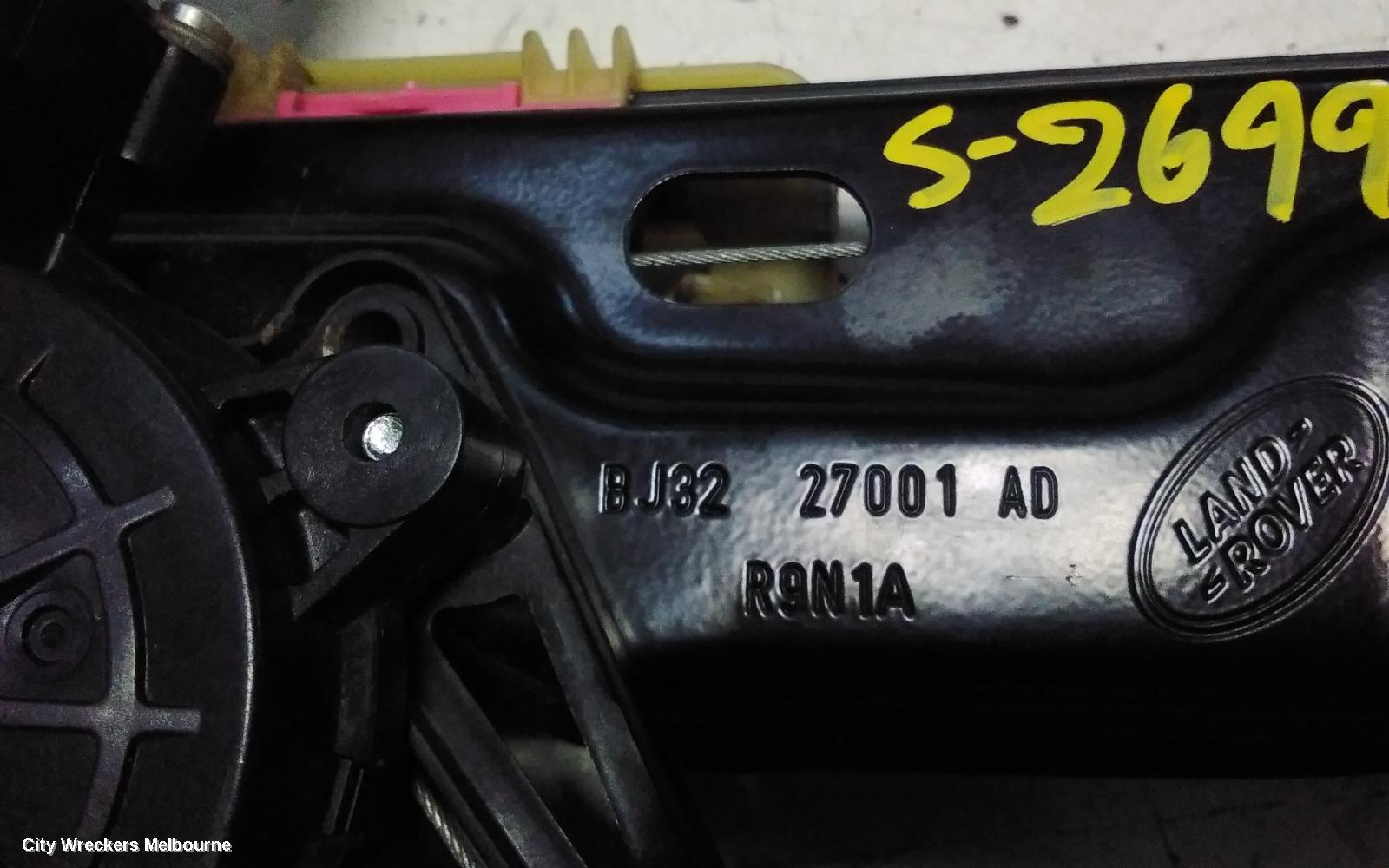 LAND ROVER RANGEROVER EVOQUE LEFT REAR WND REG/MOTOR, DOOR REG ASSY (REG AND MOTOR), 5DR, L538, 11/2011 - 01/2019
