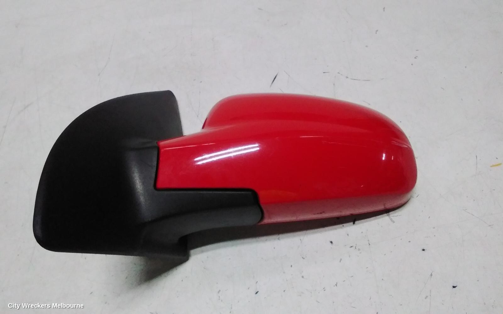 HOLDEN BARINA LEFT DOOR MIRROR, TK, HATCH, 07/2008 - 12/2012