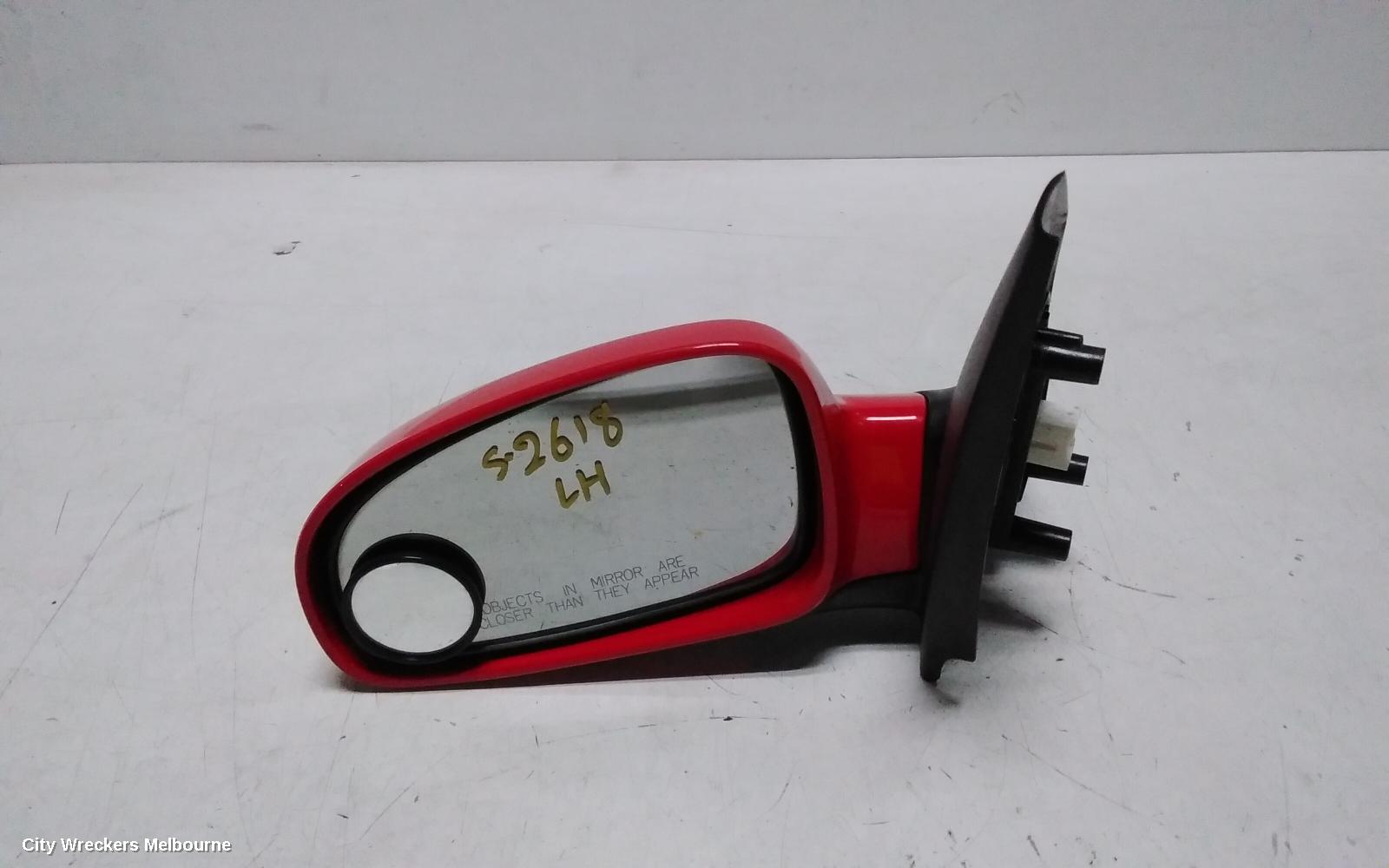 HOLDEN BARINA LEFT DOOR MIRROR, TK, HATCH, 07/2008 - 12/2012