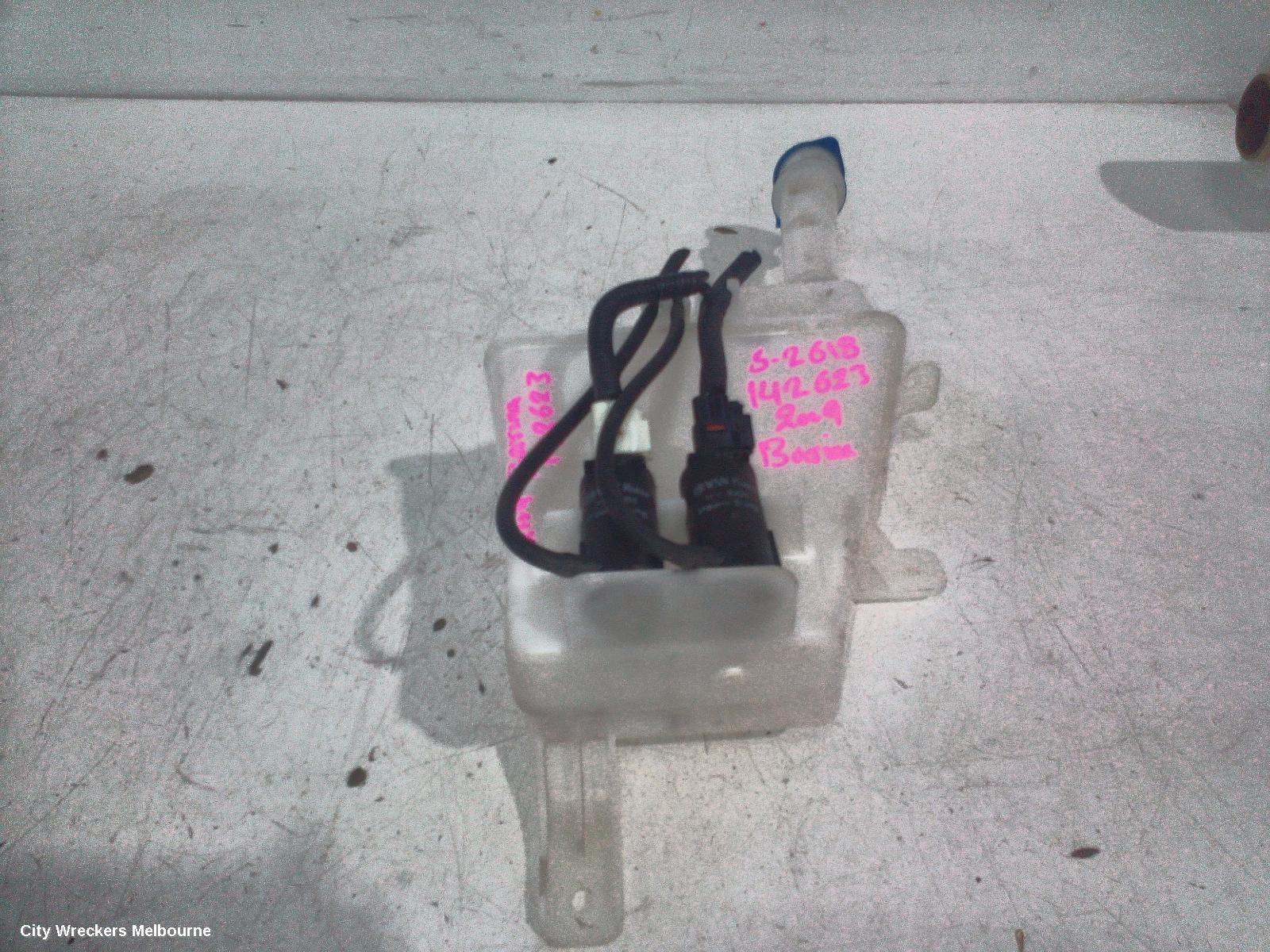HOLDEN BARINA WASHER BOTTLE, TK, HATCH, 12/2005 - 12/2012