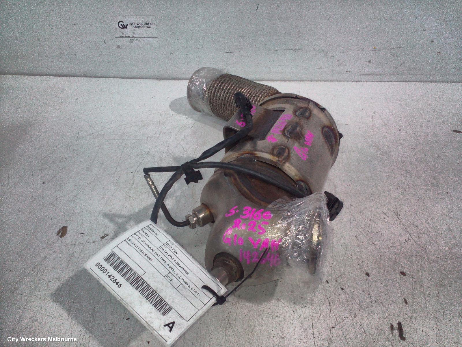 LDV G10 CATALYTIC CONVERTER, SV7C, DOWNPIPE-CAT TYPE, DIESEL, 2.0, TURBO, 07/2021 ONWARDS