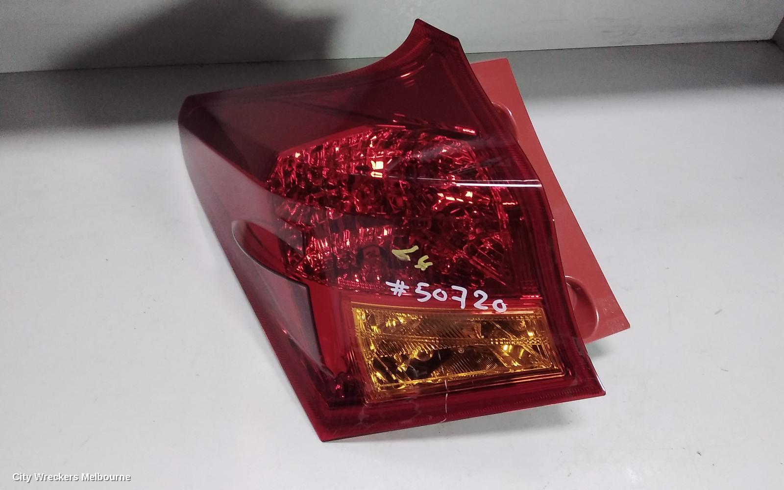 TOYOTA COROLLA LEFT TAILLIGHT, ZRE182R, HATCH, 10/2012 - 03/2015