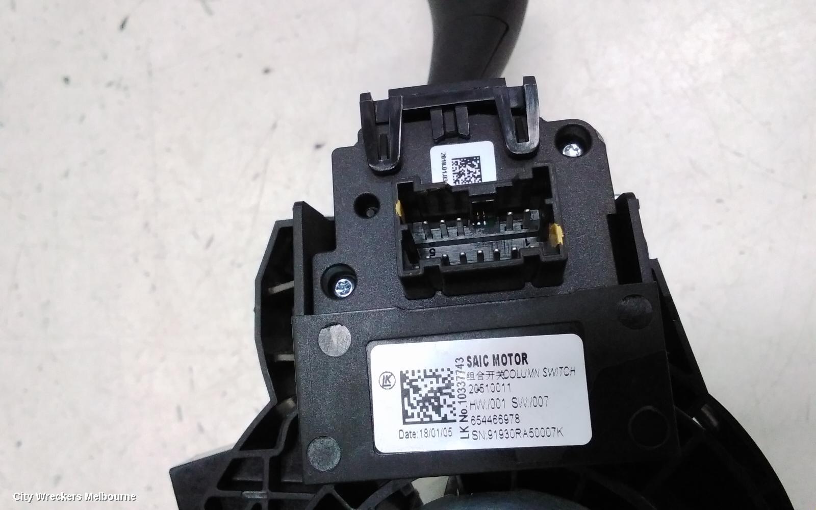 MG ZS COMBINATION SWITCH, COMBINATION SWITCH ASSY, AZS1, 09/2017 ONWARDS